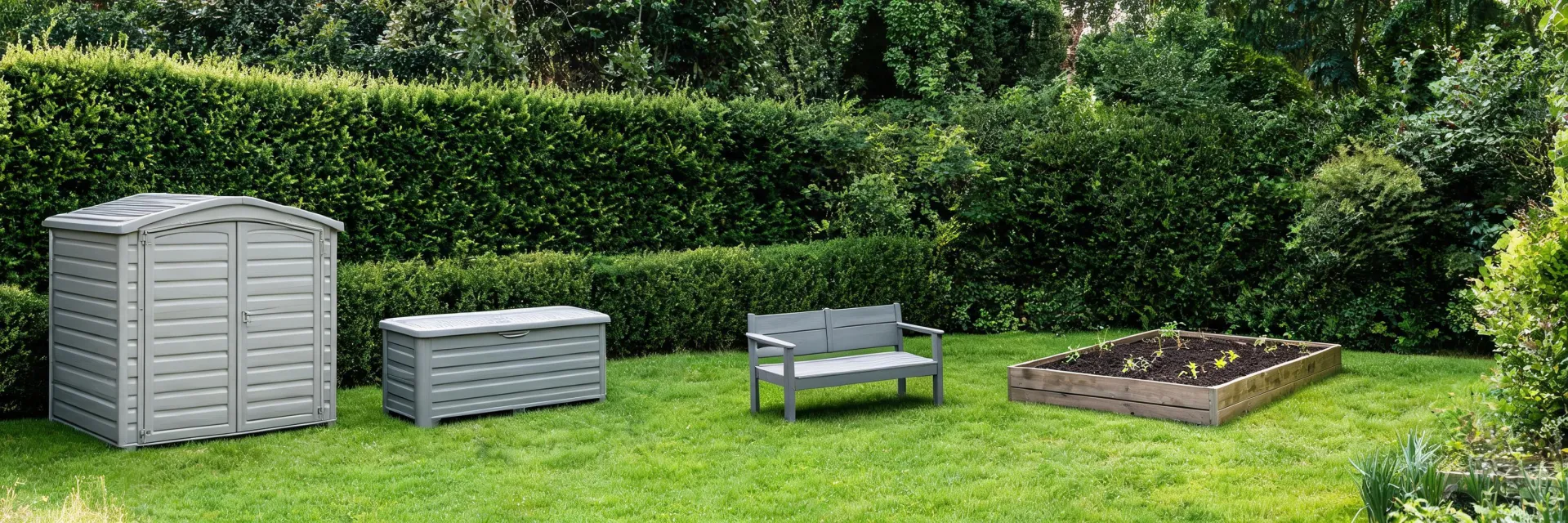 Outdoor storage planning background